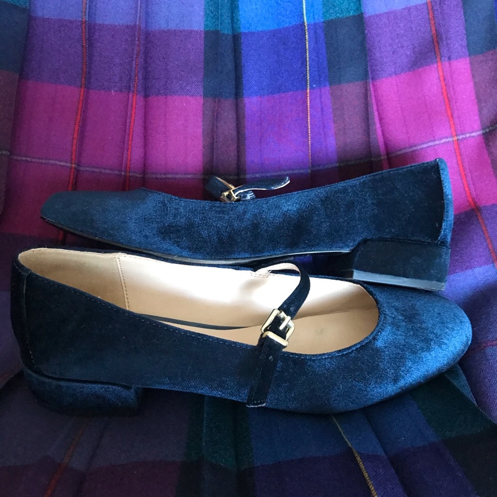 🦋BLUE VELVET SHOES🦋